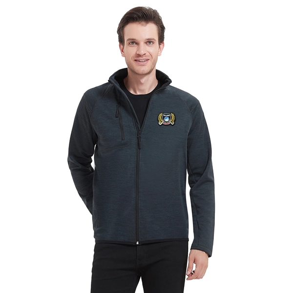 Men's Full-Zip Sweater Fleece Jacket - Men's Full-Zip Sweater Fleece Jacket - Image 2 of 6