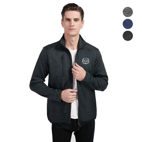Men's Full-Zip Sweater Fleece Jacket - Men's Full-Zip Sweater Fleece Jacket - Image 3 of 6