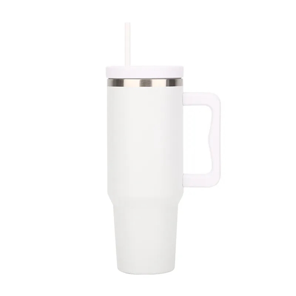 40 oz Tumbler with Handle and Straw - 40 oz Tumbler with Handle and Straw - Image 6 of 9