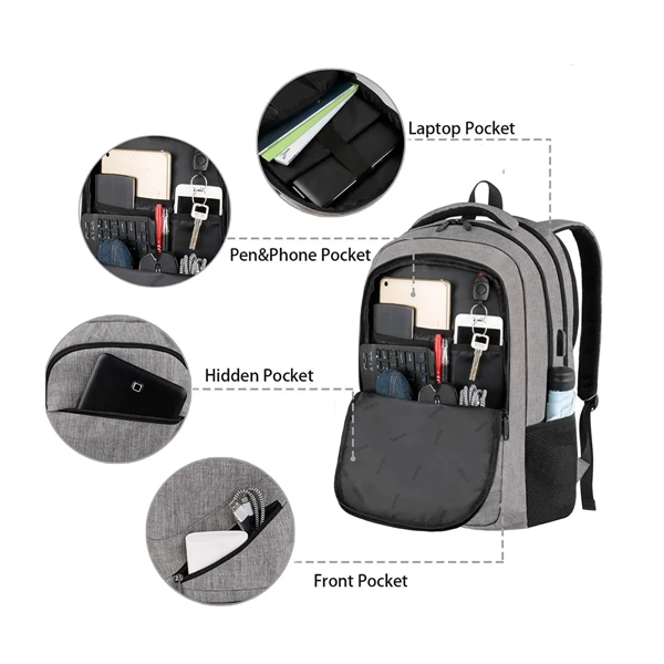 Pro-Tech Laptop Backpack - Pro-Tech Laptop Backpack - Image 4 of 8