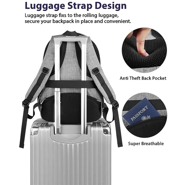 Pro-Tech Laptop Backpack - Pro-Tech Laptop Backpack - Image 6 of 8
