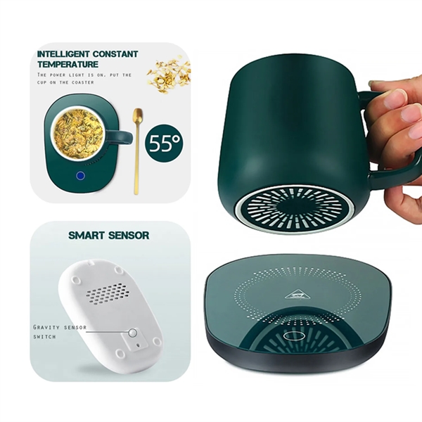 Electric Coffee Cup Warmer Set - Electric Coffee Cup Warmer Set - Image 1 of 4