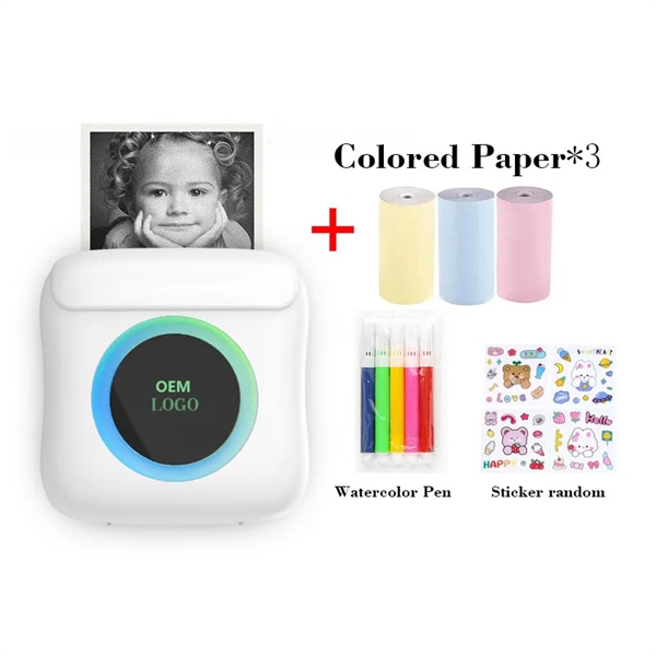 Inkless Mini Printer Night Light - Inkless Mini Printer Night Light - Image 5 of 11