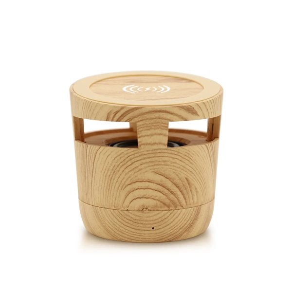 Wooden Wireless Charger And Speakers - Wooden Wireless Charger And Speakers - Image 1 of 4