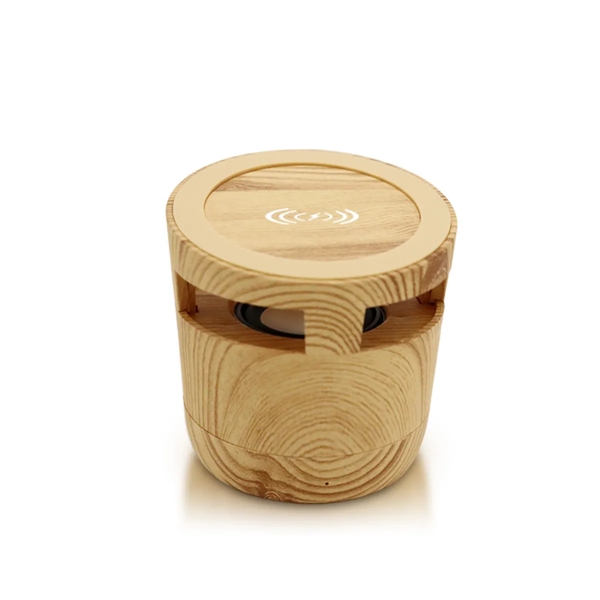 Wooden Wireless Charger And Speakers - Wooden Wireless Charger And Speakers - Image 3 of 4