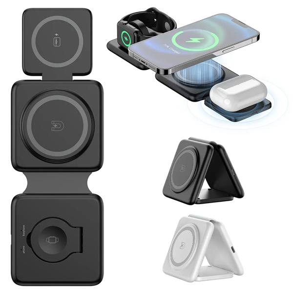 3 In-1 Wireless Charging Pad - 3 In-1 Wireless Charging Pad - Image 0 of 4