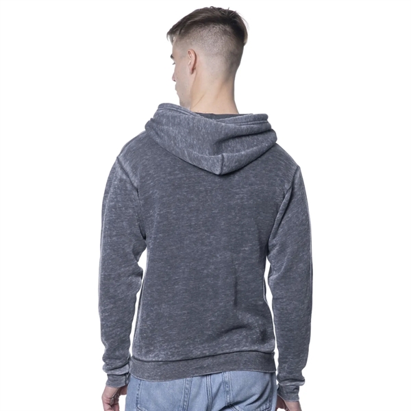 USA Made Unisex Burnout Pullover Hoody - USA Made Unisex Burnout Pullover Hoody - Image 2 of 2