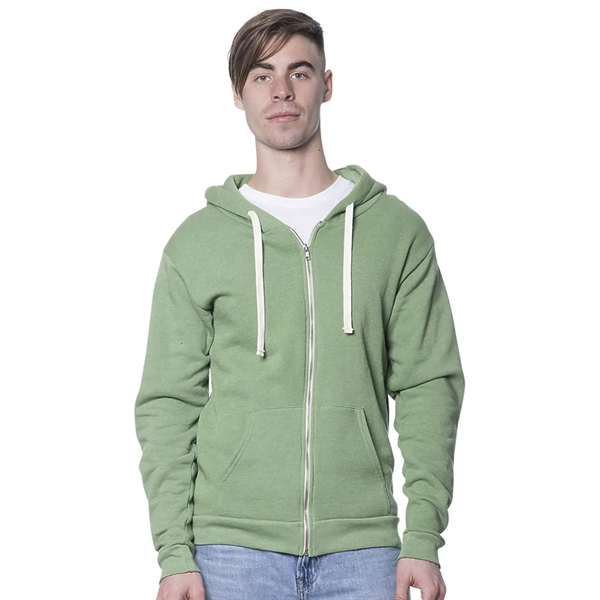 USA Made Unisex Organic RPET Fleece Zip Hoodie - USA Made Unisex Organic RPET Fleece Zip Hoodie - Image 1 of 6
