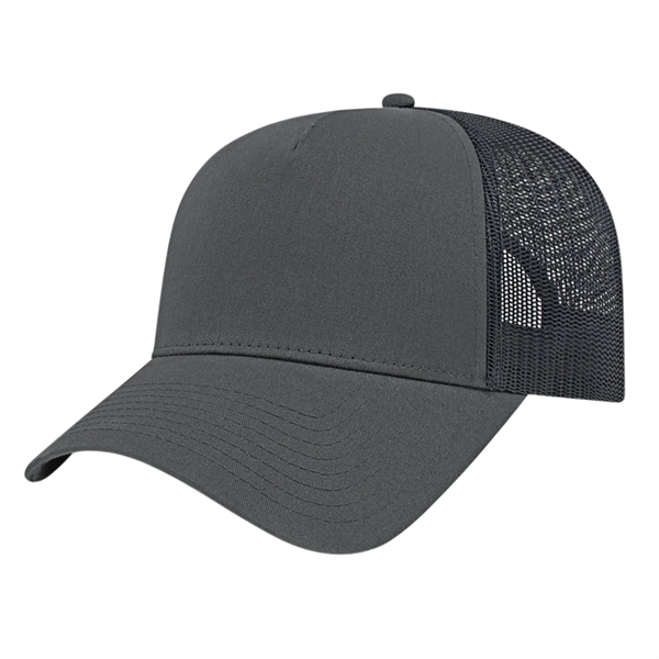 YP Classics® Five Panel Retro Trucker Cap - YP Classics® Five Panel Retro Trucker Cap - Image 2 of 5
