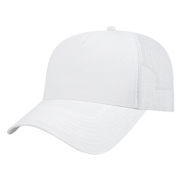 YP Classics® Five Panel Retro Trucker Cap - YP Classics® Five Panel Retro Trucker Cap - Image 4 of 5