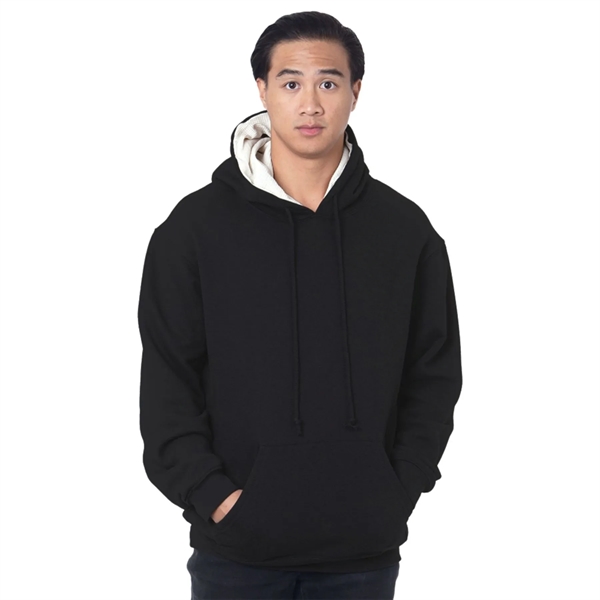 USA-Made 100% Pre-Shrunk Heavy Thermal Lined Hooded Pullover - USA-Made 100% Pre-Shrunk Heavy Thermal Lined Hooded Pullover - Image 1 of 5
