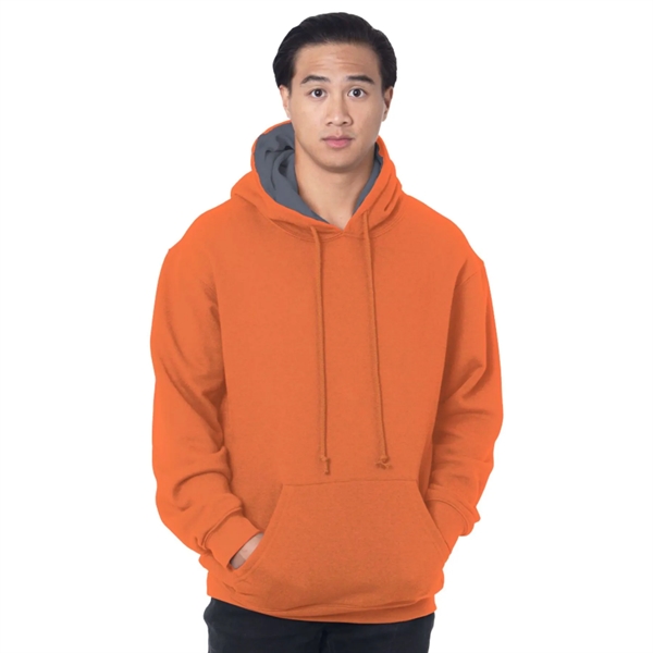USA-Made 100% Pre-Shrunk Heavy Thermal Lined Hooded Pullover - USA-Made 100% Pre-Shrunk Heavy Thermal Lined Hooded Pullover - Image 2 of 5