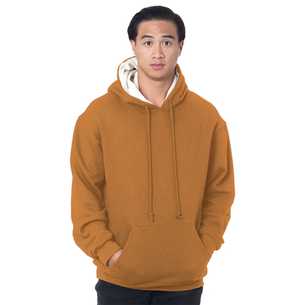 USA-Made 100% Pre-Shrunk Heavy Thermal Lined Hooded Pullover - USA-Made 100% Pre-Shrunk Heavy Thermal Lined Hooded Pullover - Image 3 of 5