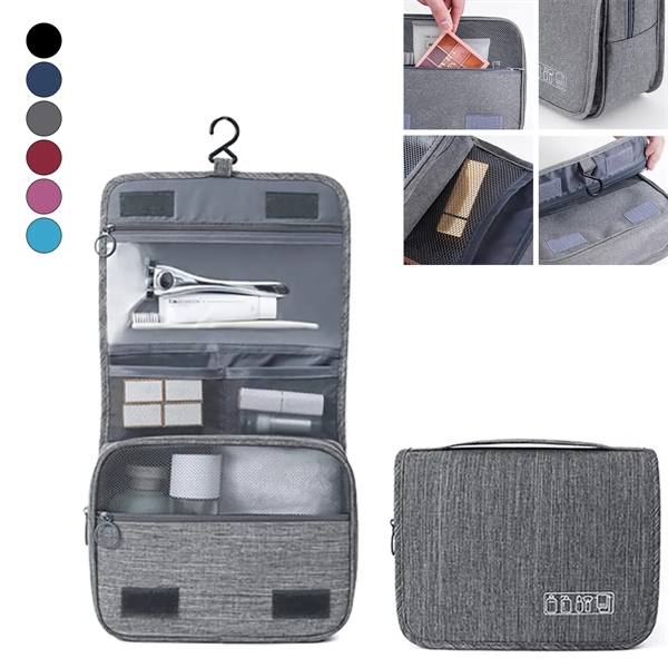 Hanging Oxford Cloth Travel Toiletry Bag - Hanging Oxford Cloth Travel Toiletry Bag - Image 0 of 7