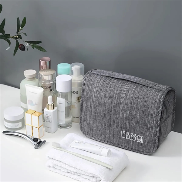 Hanging Oxford Cloth Travel Toiletry Bag - Hanging Oxford Cloth Travel Toiletry Bag - Image 4 of 7