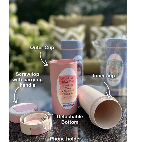 Mug With Cell Phone Holder - Mug With Cell Phone Holder - Image 1 of 4