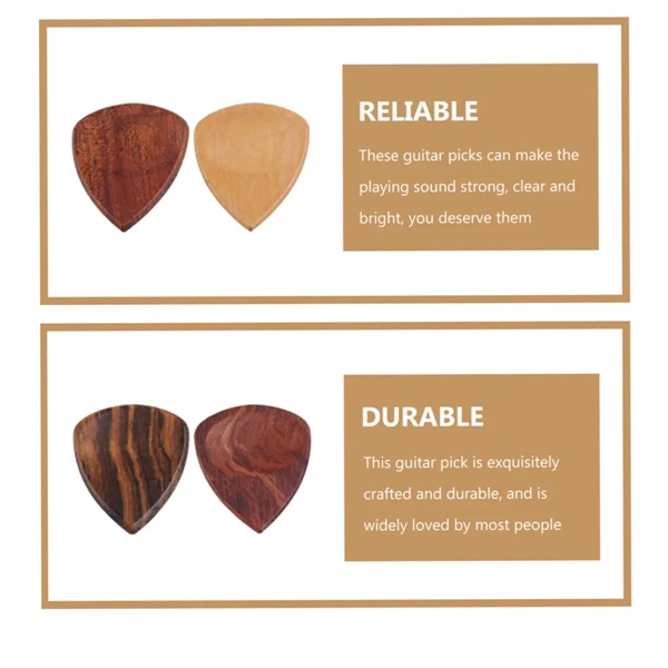 Guitar Picks Wooden Storage Box - Guitar Picks Wooden Storage Box - Image 4 of 6