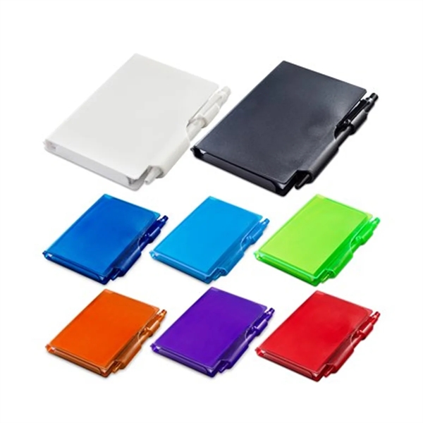 Plastic Case Jotter Pad With Pen - Plastic Case Jotter Pad With Pen - Image 6 of 6