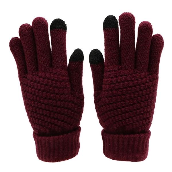 Winter Knit Tech Glove - Winter Knit Tech Glove - Image 3 of 8