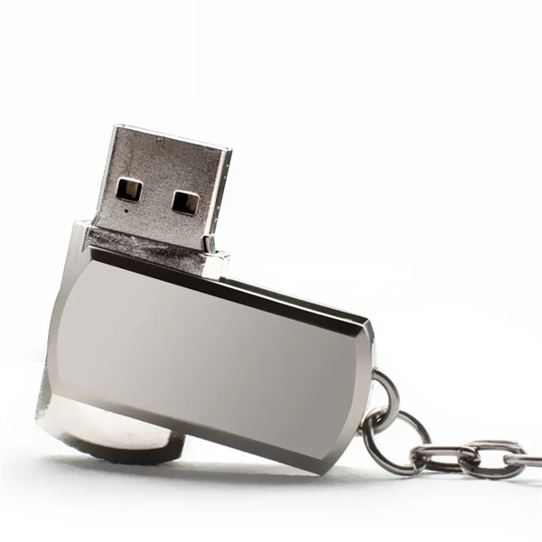 32G Waterproof Rotatable Metal USB Flash Drive - 32G Waterproof Rotatable Metal USB Flash Drive - Image 0 of 5