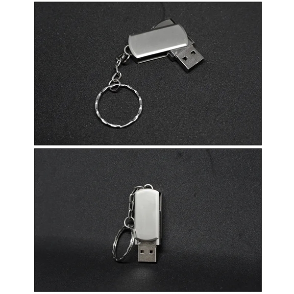 32G Waterproof Rotatable Metal USB Flash Drive - 32G Waterproof Rotatable Metal USB Flash Drive - Image 2 of 5