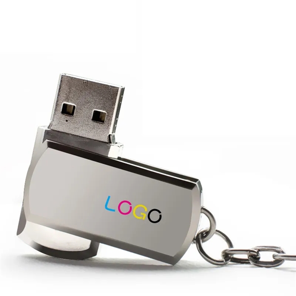 32G Waterproof Rotatable Metal USB Flash Drive - 32G Waterproof Rotatable Metal USB Flash Drive - Image 3 of 5