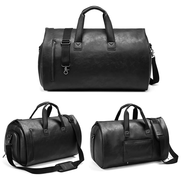 PU Leather Duffle Bag - PU Leather Duffle Bag - Image 1 of 4