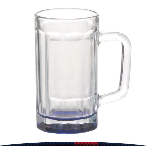 15 oz. Blune Glass Beer Mugs - 15 oz. Blune Glass Beer Mugs - Image 7 of 9