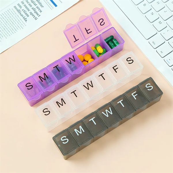 Weekly (7-Day) Pill Organizer - Weekly (7-Day) Pill Organizer - Image 1 of 2