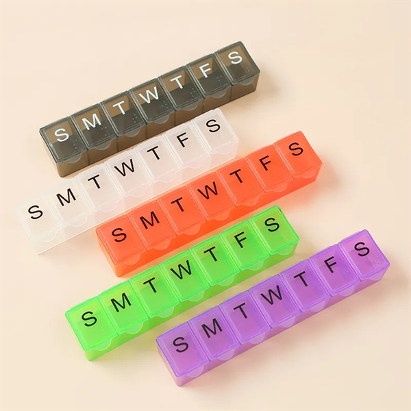 Weekly (7-Day) Pill Organizer - Weekly (7-Day) Pill Organizer - Image 2 of 2