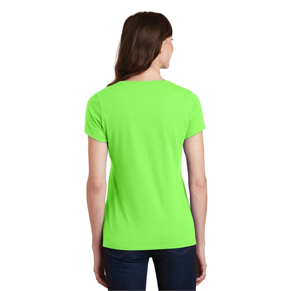 Port & Company Women's Fan Favorite V-Neck Tee. - Port & Company Women's Fan Favorite V-Neck Tee. - Image 57 of 105