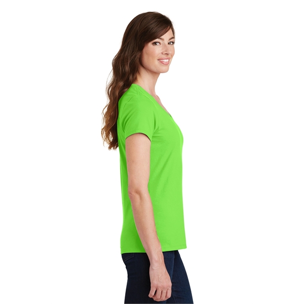 Port & Company Women's Fan Favorite V-Neck Tee. - Port & Company Women's Fan Favorite V-Neck Tee. - Image 58 of 105