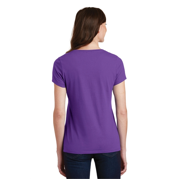 Port & Company Women's Fan Favorite V-Neck Tee. - Port & Company Women's Fan Favorite V-Neck Tee. - Image 89 of 105