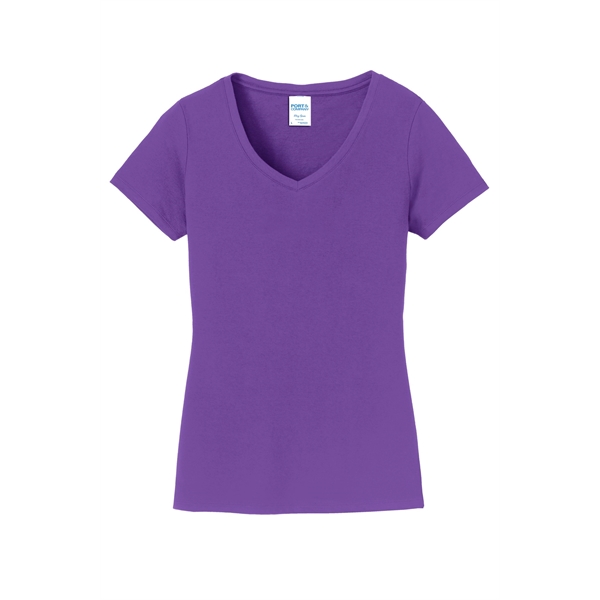 Port & Company Women's Fan Favorite V-Neck Tee. - Port & Company Women's Fan Favorite V-Neck Tee. - Image 91 of 105