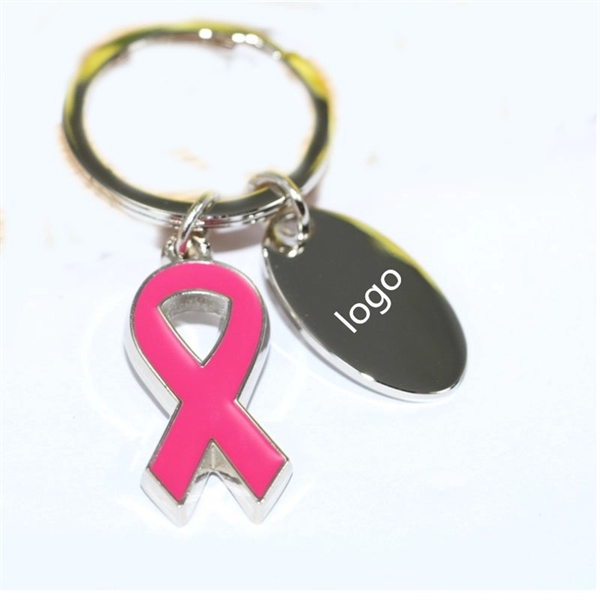 Pink Ribbon Breast Cancer Awareness Keychains Key Rings - Pink Ribbon Breast Cancer Awareness Keychains Key Rings - Image 0 of 0