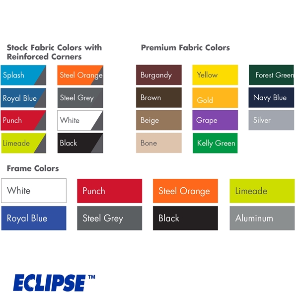 Eclipse™ Pro Shelter, 10' x 20' - Digital Print- Steel Frame - Eclipse™ Pro Shelter, 10' x 20' - Digital Print- Steel Frame - Image 6 of 7