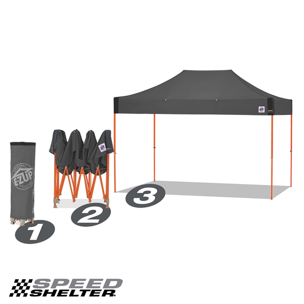 Speed Shelter®, 8' x 12' Steel Frame - Fusion Print - Speed Shelter®, 8' x 12' Steel Frame - Fusion Print - Image 2 of 5