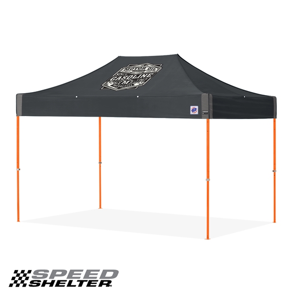 Speed Shelter®, 8' x 12' Steel Frame - Fusion Print - Speed Shelter®, 8' x 12' Steel Frame - Fusion Print - Image 0 of 5