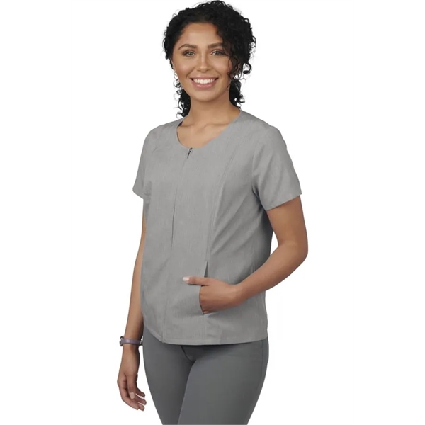 Melange Ultra-light Full-zip Tunic - Melange Ultra-light Full-zip Tunic - Image 0 of 3