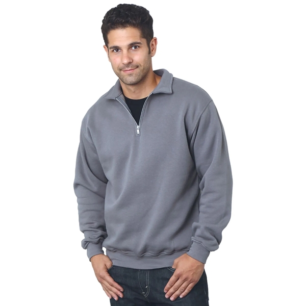 Made in USA Unisex Pre-Shrunk Quarter Zip Fleece - Made in USA Unisex Pre-Shrunk Quarter Zip Fleece - Image 2 of 8