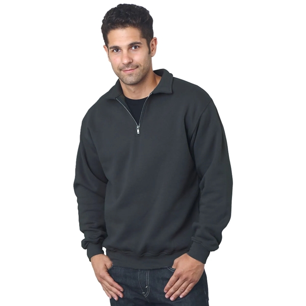 Made in USA Unisex Pre-Shrunk Quarter Zip Fleece - Made in USA Unisex Pre-Shrunk Quarter Zip Fleece - Image 3 of 8