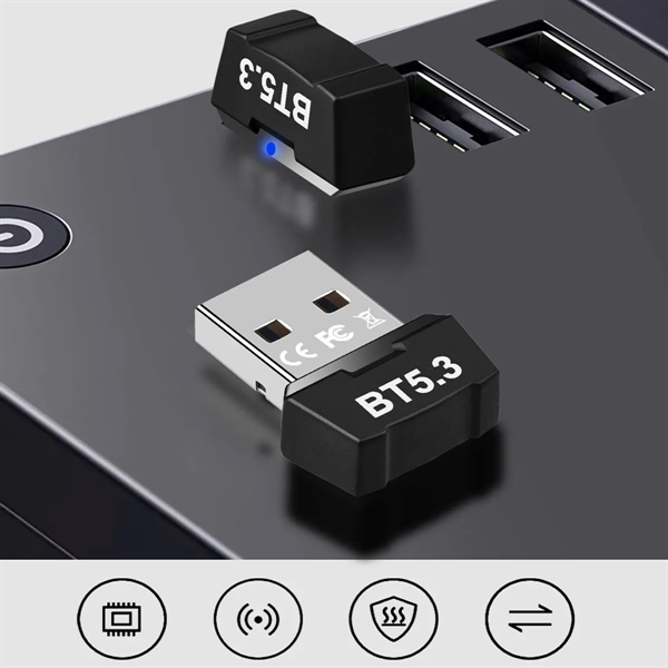 USB Bluetooth 5.3 Adapter for Desktop PC - USB Bluetooth 5.3 Adapter for Desktop PC - Image 4 of 4