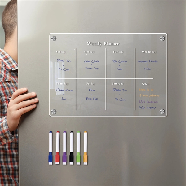 Acrylic Magnetic Dry Erase Board - Acrylic Magnetic Dry Erase Board - Image 1 of 5