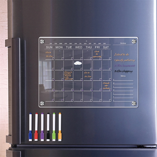 Acrylic Magnetic Dry Erase Board - Acrylic Magnetic Dry Erase Board - Image 3 of 5