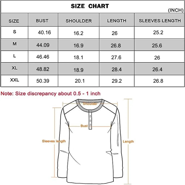 Mens Fashion Long Sleeve Button T-Shirt - Mens Fashion Long Sleeve Button T-Shirt - Image 1 of 4