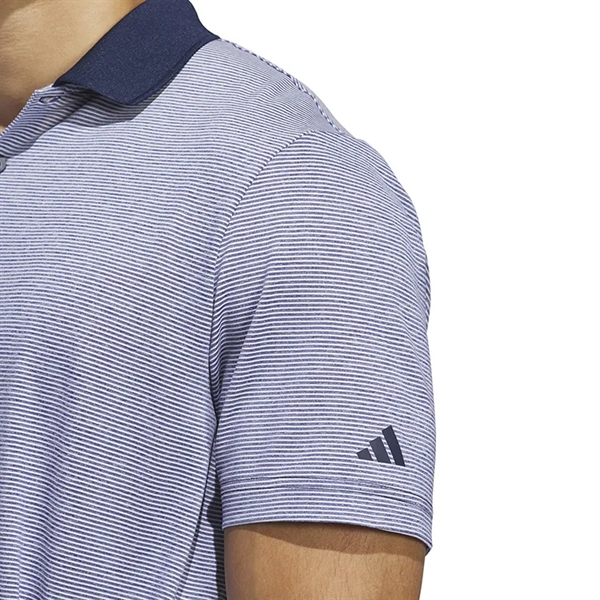 Adidas Ultimate365 Ottoman Stripe Polo - Adidas Ultimate365 Ottoman Stripe Polo - Image 2 of 6