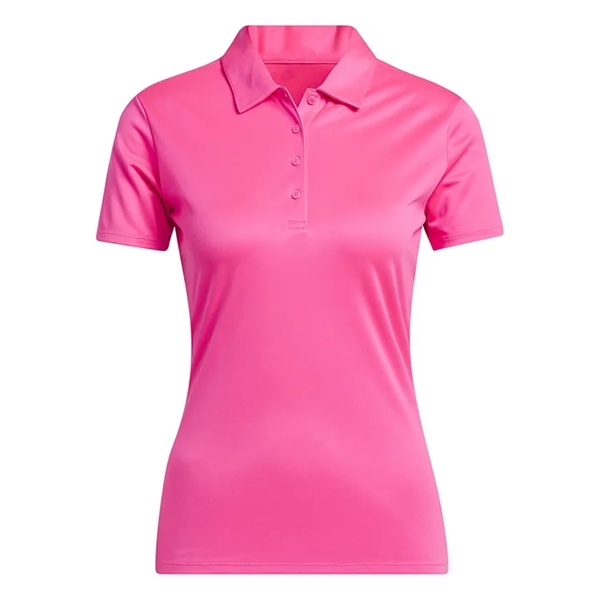 Adidas Ladies Solid Performance Short Sleeve Polo - Adidas Ladies Solid Performance Short Sleeve Polo - Image 7 of 13