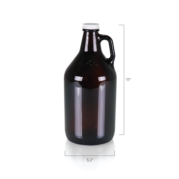 64-Ounce Glass Growler Jug - 64-Ounce Glass Growler Jug - Image 3 of 3