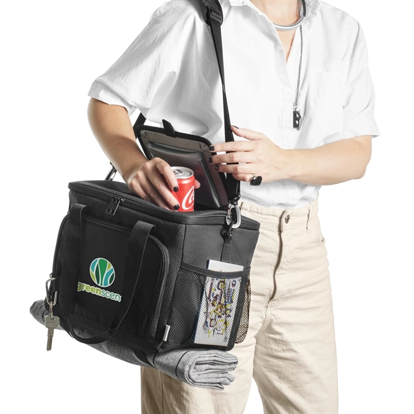Coastal Threads™ 20-Can Picnic Cooler - Coastal Threads™ 20-Can Picnic Cooler - Image 5 of 5