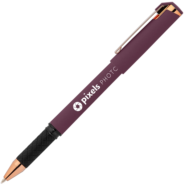 Islander Softy Rose Gold Designer Gel Pen w/ Stylus - Islander Softy Rose Gold Designer Gel Pen w/ Stylus - Image 2 of 3